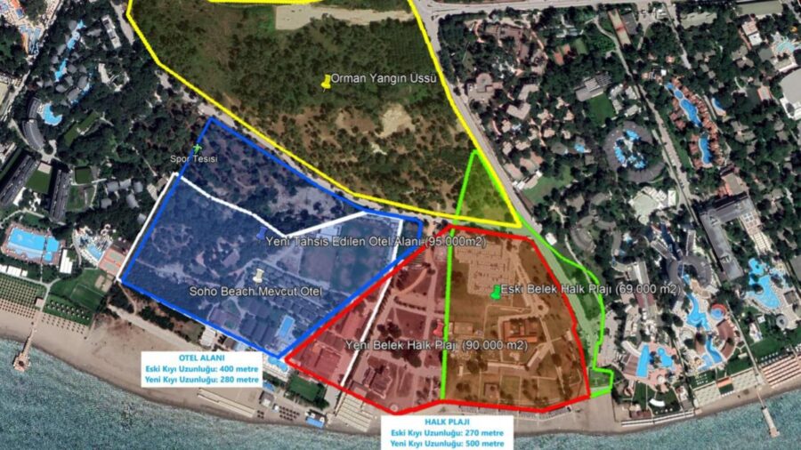 Belekteki yangın üssü alanıyla ilgili iddialar gerçeği yansıtmıyor belek arsa trt 2383580 mECuEK