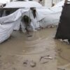 Gazzede üç gündür etkili olan yağışlar, onlarca çadırı su altında bıraktı gaza a 2416875 oW6NgV